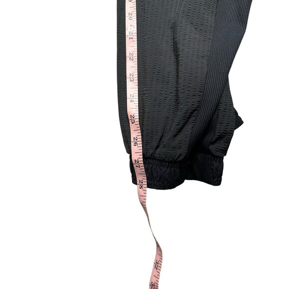 Athleta Black Brooklyn Textured Joggers Size 6 - Picture 6 of 7